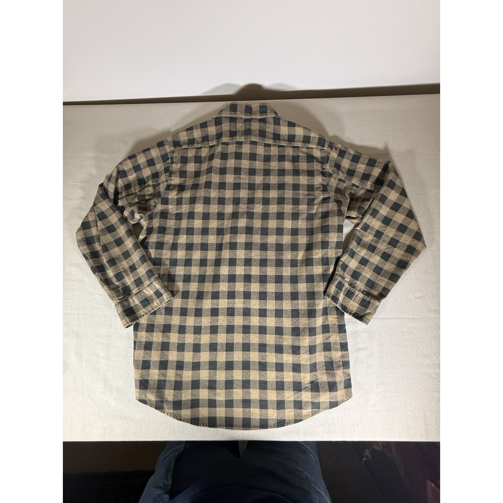 VINTAGE Fieldmaster Flannel Shirt Adult Large Buffalo Check Plaid Made In USA - Picture 9 of 14